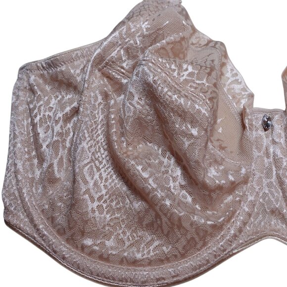 Fantasie Envisage Full Cup Side Support Bra Sz 34J Beige Full Coverage Stretch - Picture 3 of 8